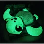 JEMINI - Peluche Tortue Lumineuse Naturelle Chargeable à la Lumière, Sans Pile, Pour Enfant, Rassure la Nuit, Taille +/- 25 cm