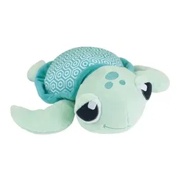 JEMINI - Peluche Tortue Lumineuse Naturelle Chargeable à la Lumière, Sans Pile, Pour Enfant, Rassure la Nuit, Taille +/- 25 cm