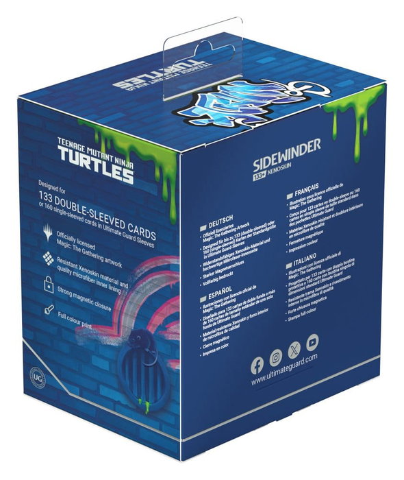 Ultimate Guard Sidewinder 133+ Xenoskin Magic: The Gathering | Teenage Mutant Ninja Turtles - Sewer Walls Ultimate Guard Sidewinder 133+ Xenoskin Magic: The Gathering | Teenage Mutant Ninja Turtles - Sewer Walls