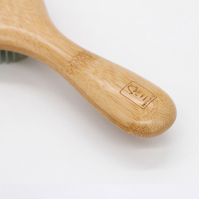 Beter Brosse Démêlante BAMWOOD en Bambou pour Tous Types de Cheveux, Douceur et Protection