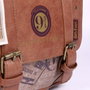 Cerdá Mochila Casual Urbana Harry Potter, Sac à dos en polyester/PU, 34 x rule x 40 cm (Marron)