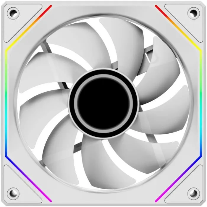 Xigmatek Pack de 3 ventilateurs PC Infinity G20A 120 mm ARGB 1200 RPM 19.8 dBA 40.6 CFM blanc