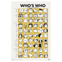 ERIK Poster Qui est-ce Snoopy