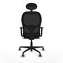 Piqueras y Crespo Chaise de Bureau 1D036G1 Noir