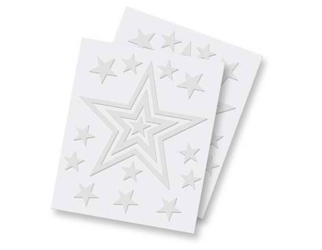 Scrapbook Adhesives by 3L Adhésif mousse 3D étoiles blanc tailles assorties 48u.