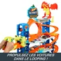 Hot Wheels HKX48 Garage City Ultime - Coffret de jeu avec ascenseur propulseur, looping, 50+ places et 2 voitures incluses - Jouet pour enfant 5 ans et plus