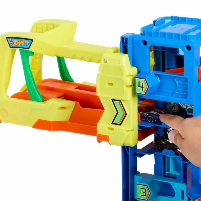 Hot Wheels City Garage Ultime avec 2 véhicules inclus HKX48