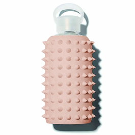 Bkr Teddy Spiked Bouteille d'eau en verre, Rose, 500 ml