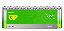 GP GP Super Alkaline AA-battery, 15A/LR6, pack de 20