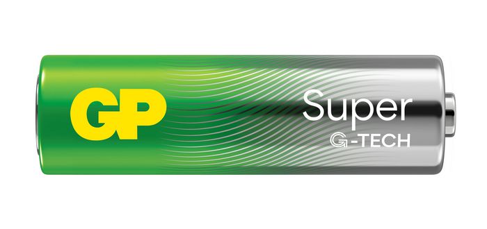 GP Piles alcalines Super AA LR6 - Lot de 20 - Technologie G-Tech, anti-fuites, longue durée de conservation 10 ans