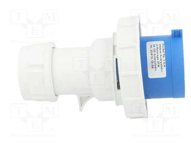 PAWBOL Fiche mâle d'alimentation AC 32A 400V AC IP67 PAWBOL Fiche mâle d'alimentation AC 32A 400V AC IP67