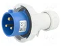 PAWBOL Fiche mâle d'alimentation AC 32A 400V AC IP67