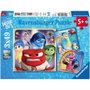 RAVENSBURGER Puzzle 3x49 pièces Les Rêves de Disney Pixar Inside Out - 21x21 cm - Jeu dès 5 ans