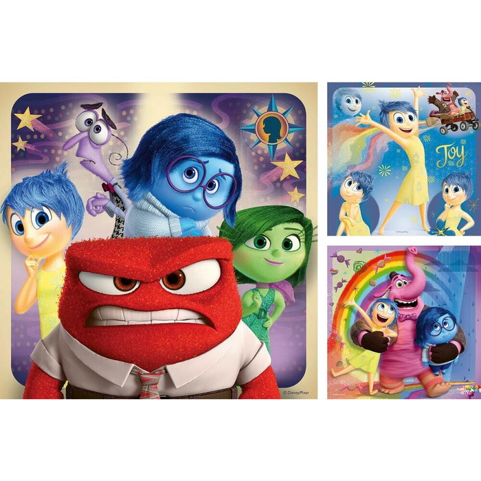 RAVENSBURGER Puzzle 3x49 pièces Les Rêves de Disney Pixar Inside Out - 21x21 cm - Jeu dès 5 ans RAVENSBURGER Puzzle 3x49 pièces Les Rêves de Disney Pixar Inside Out - 21x21 cm - Jeu dès 5 ans