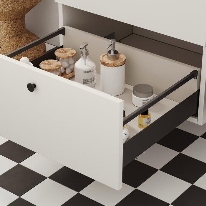 Emuca Tiroir extérieur Simplex Gris anthracite 88mm x 490mm Emuca Tiroir extérieur Simplex Gris anthracite 88mm x 490mm