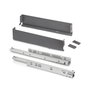 Emuca Tiroir extérieur Simplex Gris anthracite 88mm x 490mm
