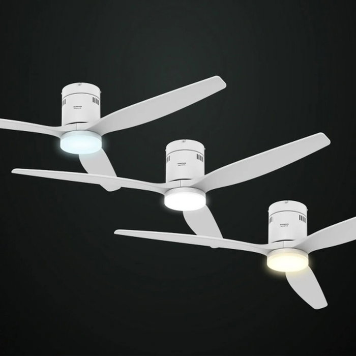 Ventilateur de Plafond Taurus POLAR3B PURE Blanc 30 W Ø 132 cm