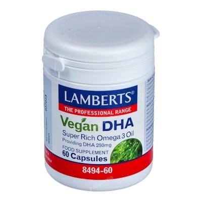 LAMBERTS DHA vegano 60 capsules LAMBERTS DHA vegano 60 capsules
