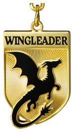 Noble Collection Fourth Wing porte-clés Wingleader 14 cm