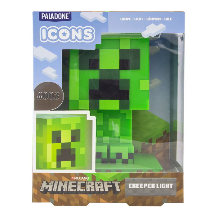 Minecraft lampe Icons Creeper 11 cm