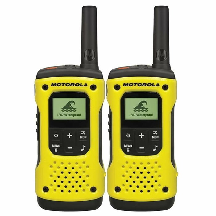 Motorola TLKR T92 H2O - Pack de 2 Talkie-Walkies Jaune/Noir
