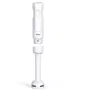 Livoo Mixeur plongeant 300 W - 2 lames inox - 1 vitesse - Blanc - Pour soupes et smoothies - Poignée ergonomique