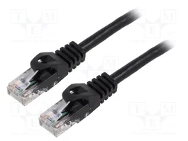 LANBERG Patch cord U/UTP Cat 5e RJ45 15m noir