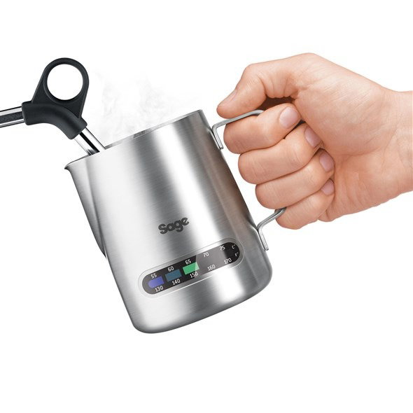 Sage SES875BSS2EEU1A Cafetière expresso Barista Express avec moulin intégré et buse vapeur pour latte art