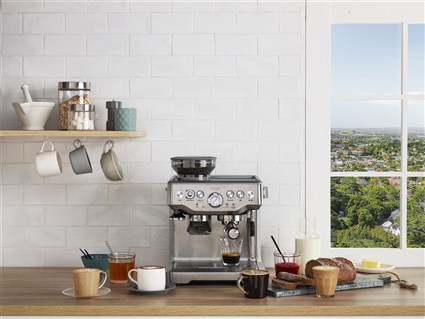Sage SES875BSS2EEU1A Cafetière expresso Barista Express avec moulin intégré et buse vapeur pour latte art