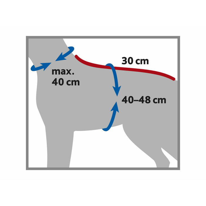 Peignoir pour chien Trixie Gris XS