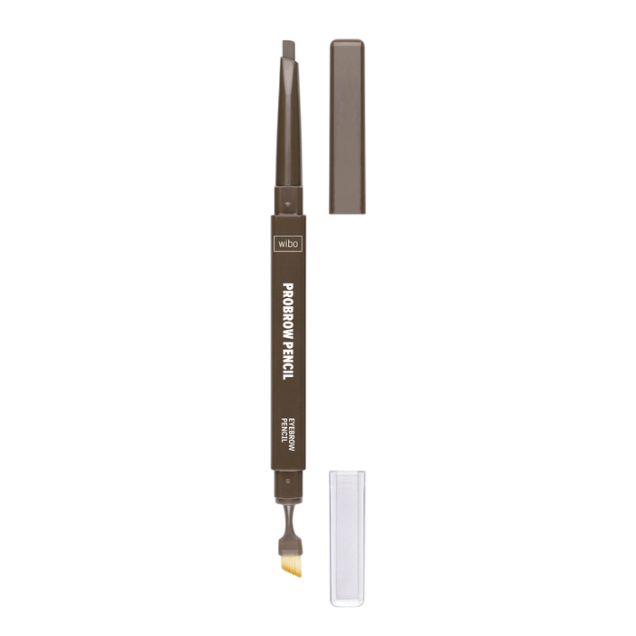 Wibo ProBrow Define - Crayon à sourcils avec brosse intégrée 2 en 1, teinte Gris-Brun (Gray-Brown), 0.3 g Wibo ProBrow Define - Crayon à sourcils avec brosse intégrée 2 en 1, teinte Gris-Brun (Gray-Brown), 0.3 g