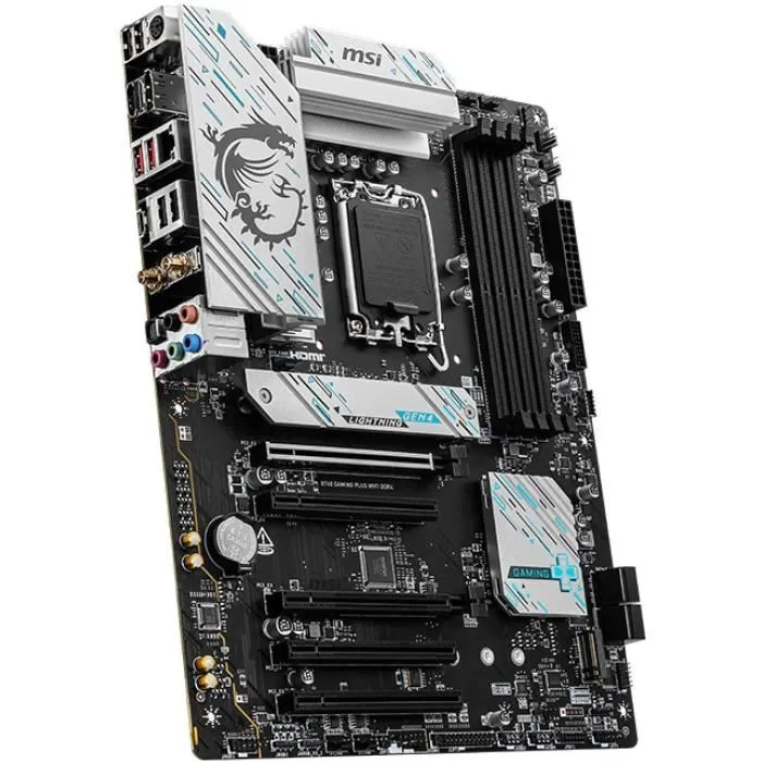 MSI B760 GAMING PLUS WiFi - Carte mère ATX pour processeur Intel LGA 1700 avec Wi-Fi 6, DDR4, Ethernet 2.5G, ports M.2 et SATA