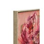 Home ESPRIT Cadre Velours Rose Fleurs Shabby Chic 103 x 4,5 x 143 cm