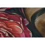 Home ESPRIT Cadre Velours Rose Fleurs Shabby Chic 103 x 4,5 x 143 cm