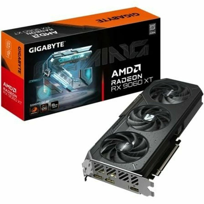 Carte Graphique Gigabyte GV-R9060XTGAMING OC-8GD 8 GB RADEON RX 9060 XT GDDR6 Carte Graphique Gigabyte GV-R9060XTGAMING OC-8GD 8 GB RADEON RX 9060 XT GDDR6