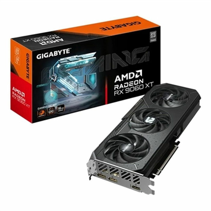 Carte Graphique Gigabyte GV-R9060XTGAMING OC-8GD 8 GB RADEON RX 9060 XT GDDR6 Carte Graphique Gigabyte GV-R9060XTGAMING OC-8GD 8 GB RADEON RX 9060 XT GDDR6