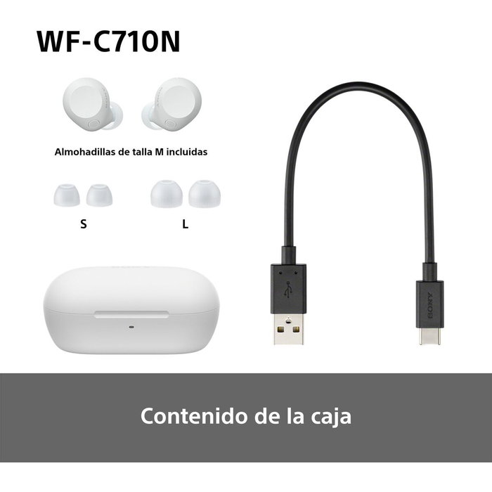 Casque Sony WFC710NW TW Blanc