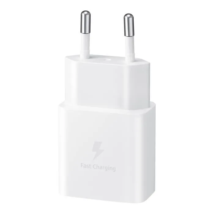 Samsung Chargeur Mural 15 W Blanc avec Câble USB-C EP-T1510XWE