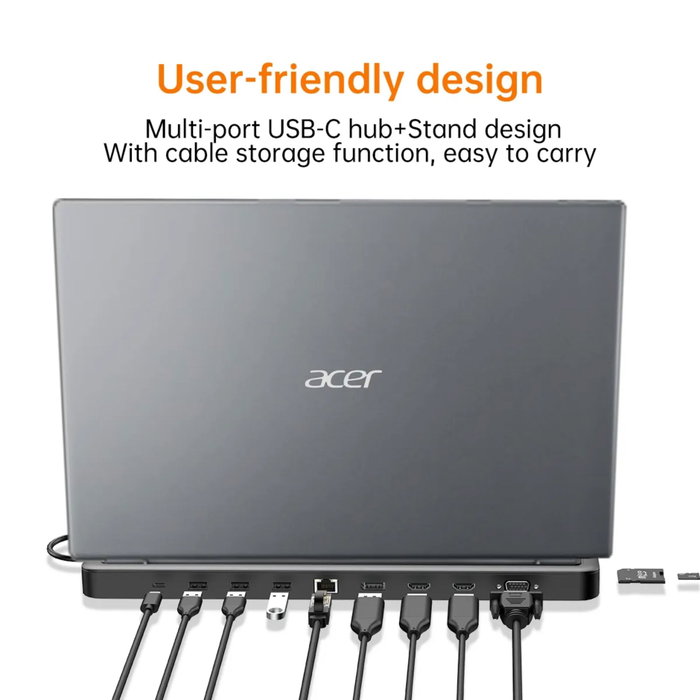 Acer USB-C 13-en-1 Station d'accueil HP.DSCAB.015