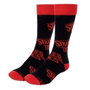 Stranger Things Chaussettes Taille Unique (35-41) et (40-46) - Cerdá - Noire - 86% Coton 12% Polyamide 2% Élasthanne