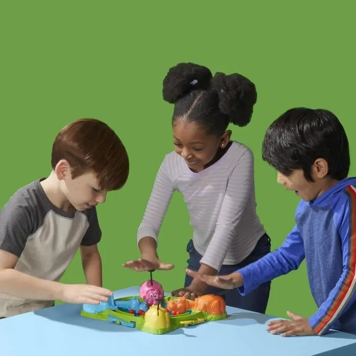 Hasbro Gaming - Jeu de société Hippos Gloutons - Jeu de plateau pour enfants dès 4 ans - De 2 à 4 joueurs