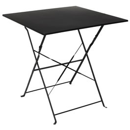 Home Deco Factory Table pliante noire 70x70x71 cm