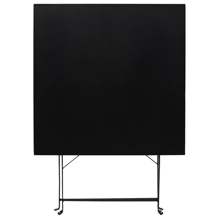 Home Deco Factory Table pliante noire 70x70x71 cm Home Deco Factory Table pliante noire 70x70x71 cm
