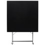 Home Deco Factory Table pliante noire 70x70x71 cm