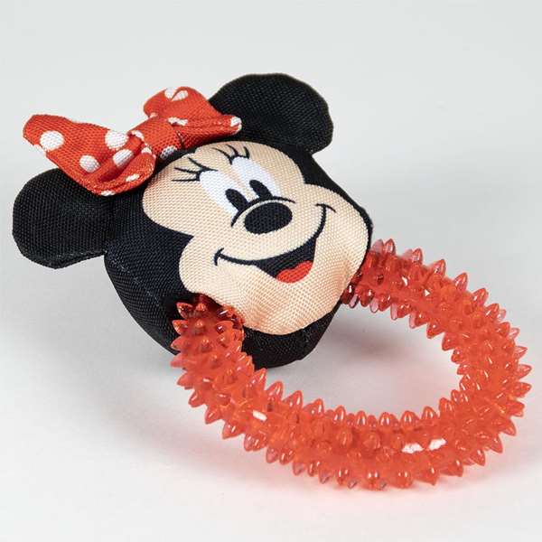 Cerdá - Mordedor Jouet à Mâcher pour Chien Minnie - 10.0 x 5.0 x 17.0 cm - Recommandé à partir de 3 ans - Rouge