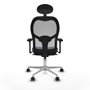 Piqueras y Crespo Chaise de Bureau 3D086N1 Violet avec Appui-tête