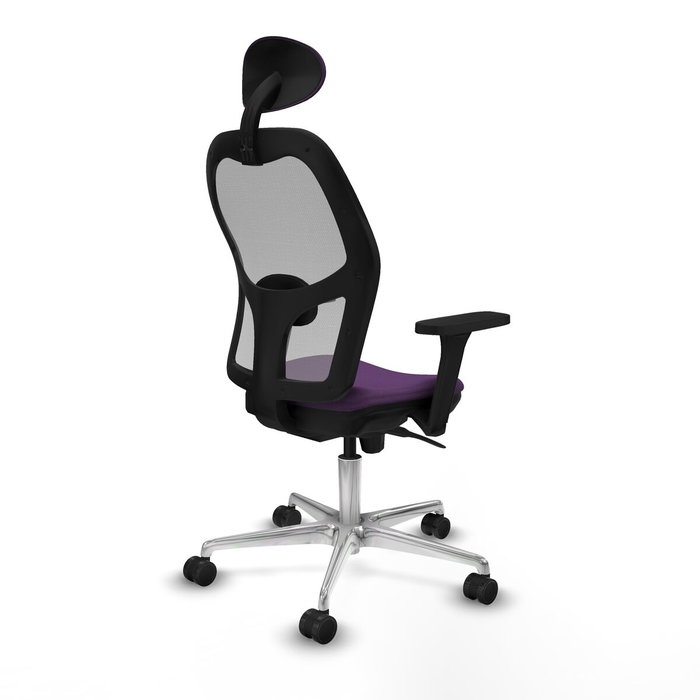 Piqueras y Crespo Chaise de Bureau 3D086N1 Violet avec Appui-tête Piqueras y Crespo Chaise de Bureau 3D086N1 Violet avec Appui-tête
