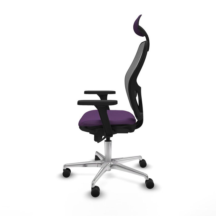 Piqueras y Crespo Chaise de Bureau 3D086N1 Violet avec Appui-tête Piqueras y Crespo Chaise de Bureau 3D086N1 Violet avec Appui-tête