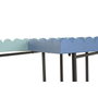 Home ESPRIT Table d'appoint Bleu Turquoise (Lot de 2)