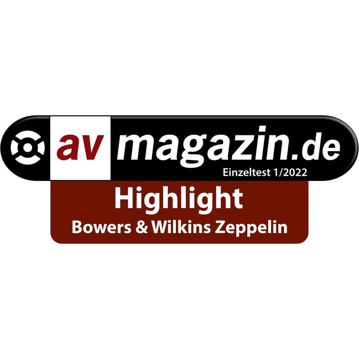 Haut-parleurs de PC Bowers & Wilkins Zeppelin 2021 Midnight Gray Gris 80 W